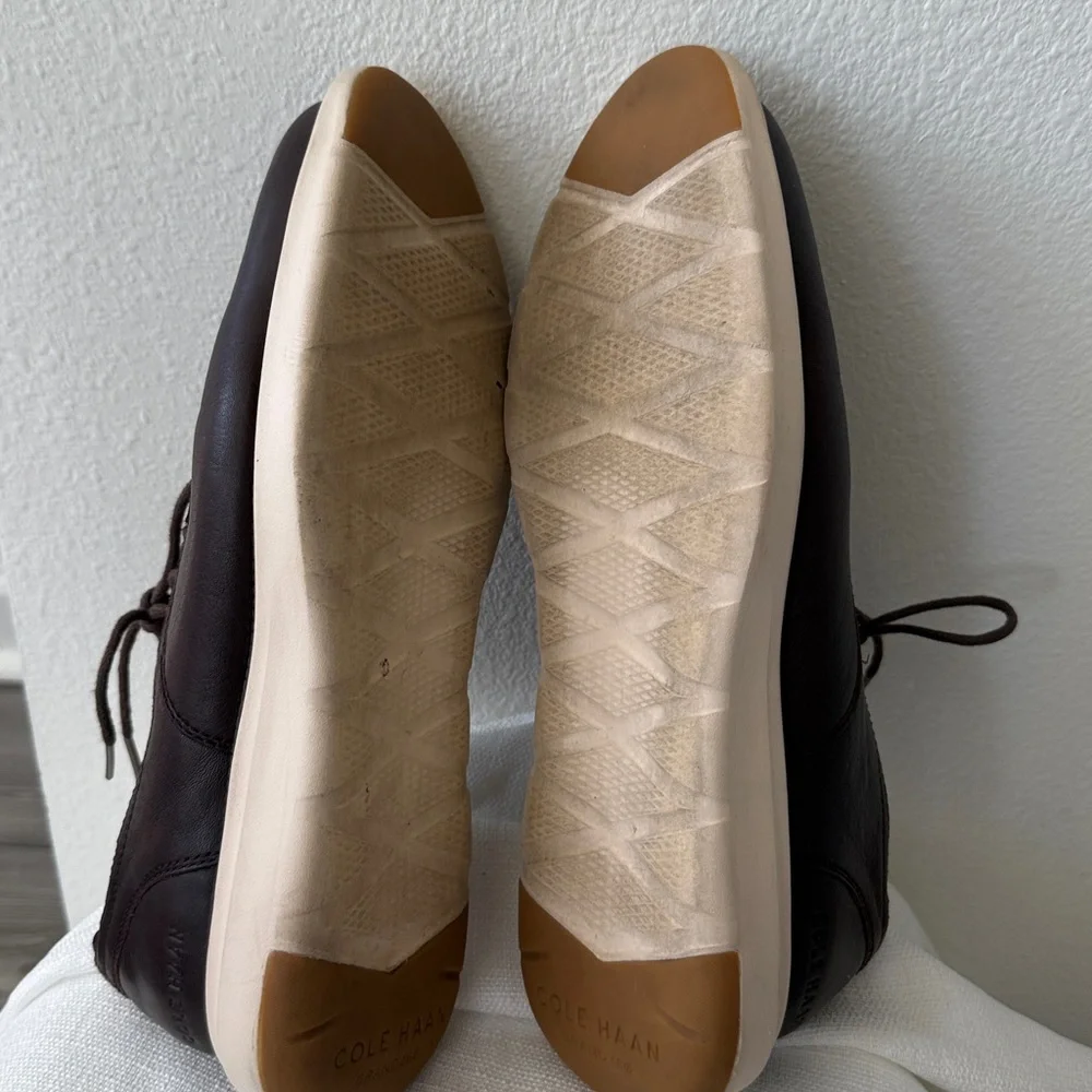 Cole Haan Grand Plus Essex Wedge Oxford Dark Coffee (C33828) Men's Size 9M